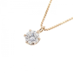 K18YG Solitaire Dây chuyền kim cương 0.229CT - Hàng hiệu Chính hãng 859887