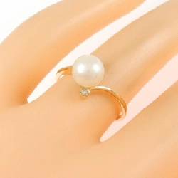 Nhẫn ngọc trai Akoya K18YG 6.5mm - Hàng hiệu Chính hãng 853581