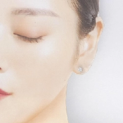 K18WG Bông tai kim cương 0.25CT - Hàng hiệu Chính hãng 870539