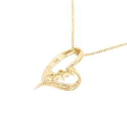 K18YG Dây chuyền kim cương hình trái tim 0.04CT - Hàng hiệu Chính hãng 860556