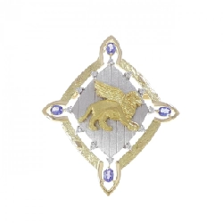 Waterfield Kaoru Brooch Tanzanite 0.61CT - Hàng hiệu Authentic