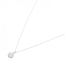 K18WG Solitaire Diamond Necklace 0.486CT - Hàng hiệu Authentic 857282