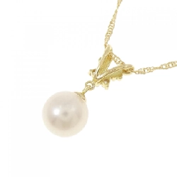 K18YG Chuỗi ngọc trai Akoya 7.3mm - Hàng hiệu Chính hãng 858119