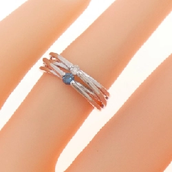 Nhẫn kim cương K18WG 0.08CT 672343