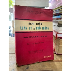 NGHỊ LUẬN LUÂN LÝ VÀ PHỔ THÔNG - MINH VĂN 271796