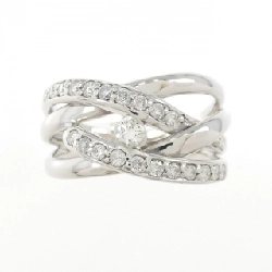 Nhẫn kim cương K18WG 0.10CT 669647