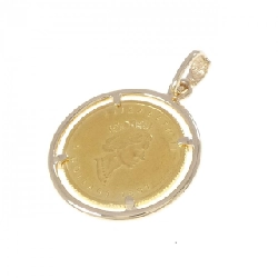 14KYG(枠) Mặt dây chuyền đồng xu - Hàng hiệu Authentic 871063