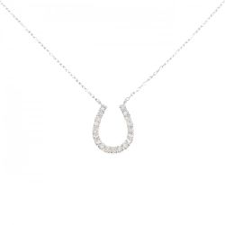 Dây chuyền kim cương hình móng ngựa PT900/PT850 0.20CT - Hàng hiệu Authentic