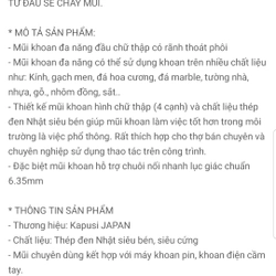 Bộ 7 mũi khoan đa năng chân lục giác 477256