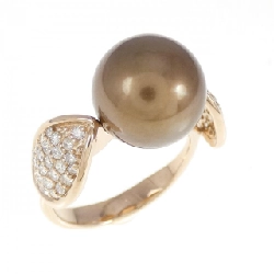 Nhẫn ngọc trai đen K18PG 10.9mm