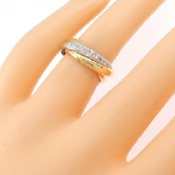 Nhẫn kim cương K18YG/PT900 0.10CT - Hàng hiệu Authentic 852736