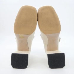 Giày cao gót MIU MIU với dây xích kim loại 5I248D 657495