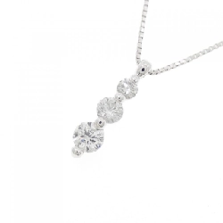 K18WG Dây chuyền kim cương 0.50CT - Hàng hiệu Chính hãng 859231