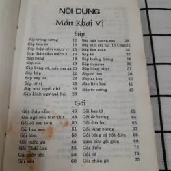 Sách nấu ăn MÓN KHAI VỊ VÀ MÓN ĂN CHƠI. Bìa cứng. Tg. Nguyễn Thị Phụng. NVH Phụ Nữ 737823