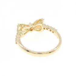 Nhẫn kim cương ruy băng Pavé K18YG 0.50CT - Hàng hiệu Authentic 855112