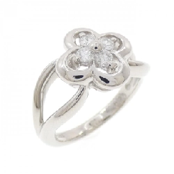 Nhẫn kim cương hoa PT900 0.26CT - Hàng hiệu Authentic