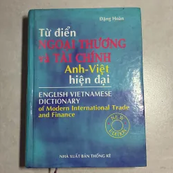 Từ điển ngoại thương và tài chính Anh - Việt hiện đại - Đặng Hoàn