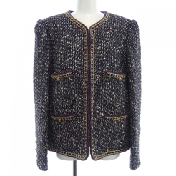 Jacket không cổ CHANEL METIERS D'ART LOOK14 P71092V62285