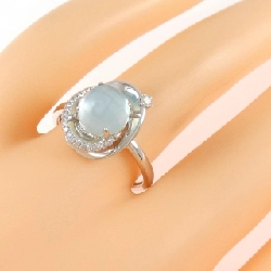 Nhẫn đá màu K18WG - Hàng hiệu Authentic 848947