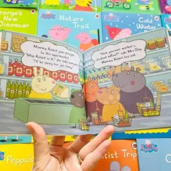 Sách nhập trung - Peppa Pig hộp xanh - Mỗi level 50 quyển - Tặng File nghe Mp3 936385