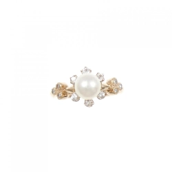 Nhẫn ngọc trai Akoya K18PG 6.5mm - Hàng hiệu Authentic 850942