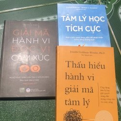 Combo 3 sách: Tâm lý học tích cực - Giải mã hành vi Đọc vị cảm xúc- Thấu hiểu hành vi giải