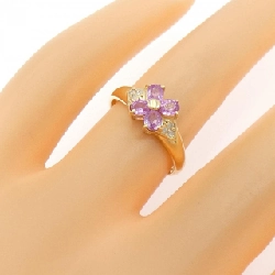 Nhẫn Sapphire Hoa K18YG 0.63CT - Hàng hiệu Chính hãng 851894