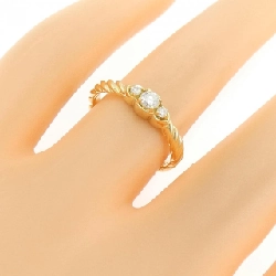 Nhẫn kim cương K18YG 0.10CT 666919