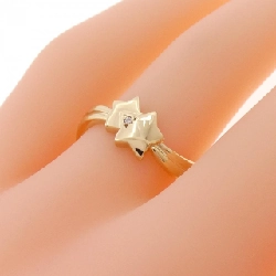 Nhẫn kim cương K18YG 0.005CT 668020