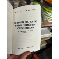 Học Nhanh Các Lệnh Và Thao Tác Trên PowerPoint 2007 - Ks. Công Bình-Đức Tùng (biên soạn) 933698