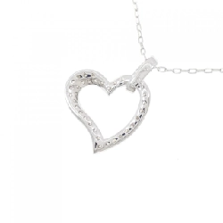 K18WG Dây chuyền hình trái tim kim cương 0.20CT - Hàng hiệu Authentic 860285