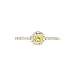 Nhẫn kim cương K18YG 0.220CT 669776