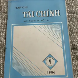 Tạp chí tài chính - khổ lớn 4.1986 