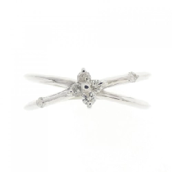 Nhẫn kim cương hoa K18WG 0.10CT 672019