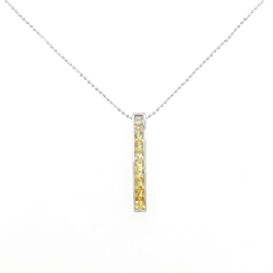 Dây chuyền Sapphire PT900/PT850 0.90CT - Hàng hiệu Chính hãng