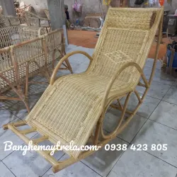 Ghế thư giãn bập bênh 100% mây tự nhiên 718233