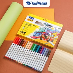 Bút lông màu Fiber Pen 20 màu Retro Thiên Long Colokit rửa được SWM-C009 178099