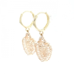 Bông tai hình trái tim 14KPG/14KYG - Hàng hiệu Authentic 867693