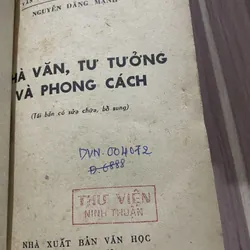 Nhà văn tư tưởng và phong cách - Nguyễn Đăng Mạnh  687502