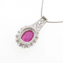 Dây chuyền ruby PT900/PT850 1.10CT - Hàng hiệu Authentic 858866