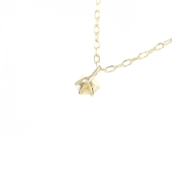 K18YG Solitaire Diamond Necklace - Hàng hiệu Authentic 861351