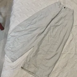 Quần ống rộng vải dày màu ghi   992790