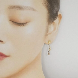 K18YG/K18PG Bông tai - Hàng hiệu Authentic 869520