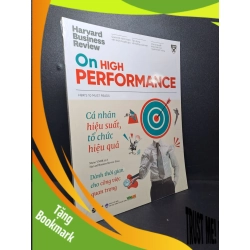 (TẶNG BOOKMARK) Cá nhân hiệu suất tổ chức hiệu quả HBR mới 100% RBK.ASB2409