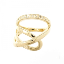 Nhẫn kim cương 750YG 0.09CT 671000