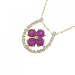 Dây chuyền ruby K18YG 0.50CT - Hàng hiệu chính hãng 863714