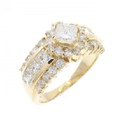 Nhẫn kim cương K18YG 1.56CT - Hàng hiệu Chính hãng