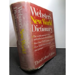 Webster's new world dictionary BÌA CỨNG TỪ ĐIỂN mới 75% ố vàng bạc bìa HPB0708 HỌC NGOẠI NGỮ 197110