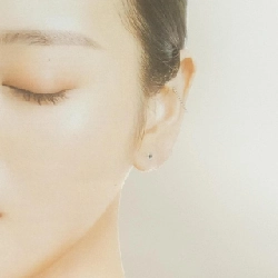 K18PG Bông tai kim cương 0.05CT một bên - Hàng hiệu Chính hãng 878050