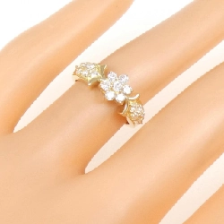 Nhẫn kim cương hoa K18YG 0.50CT - Hàng hiệu Authentic 848532